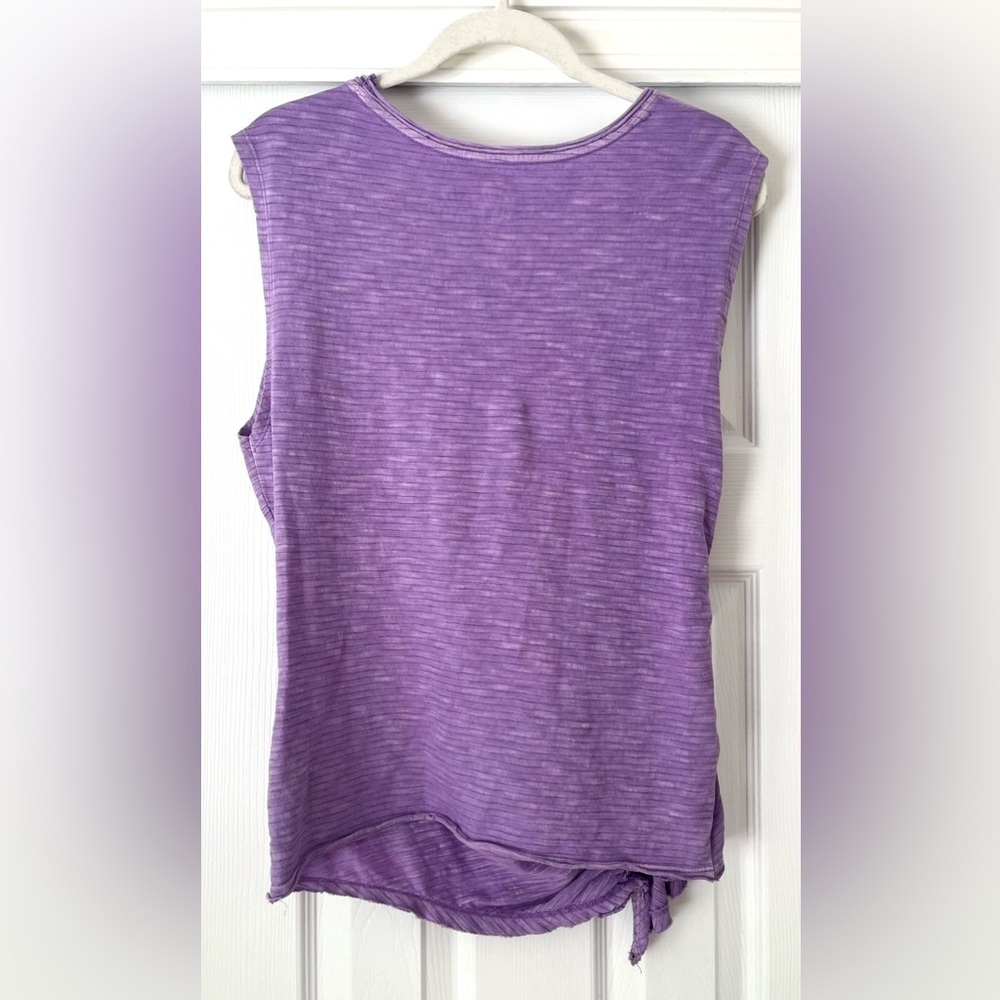 Pilcro Lavender Ruched Tank Top - Picture 8 of 14